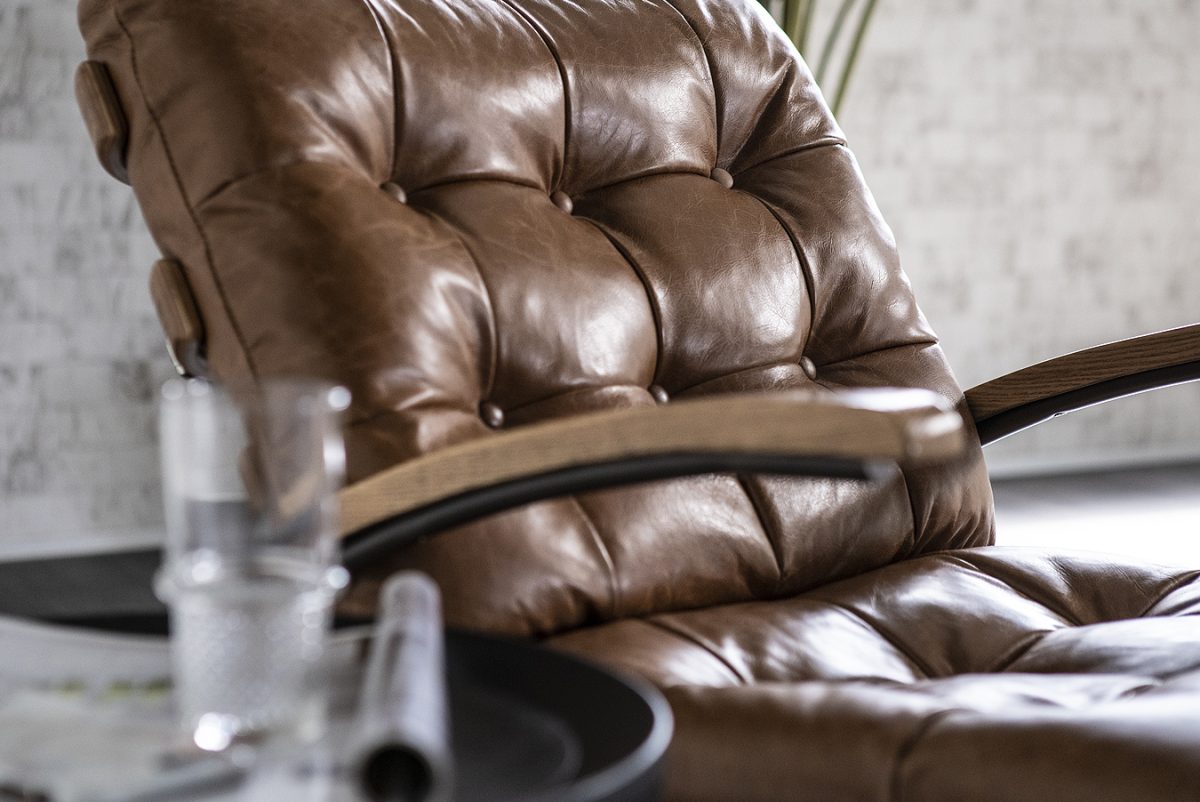 Armchair Bastiaan - cognac java leather